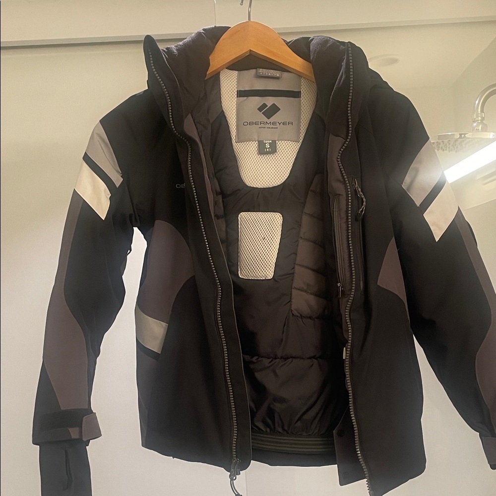 Obermeyer Black and White Winter Jacket